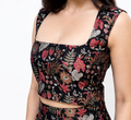 Midnight Flora Top