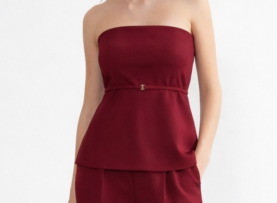 Saga Strapless Top