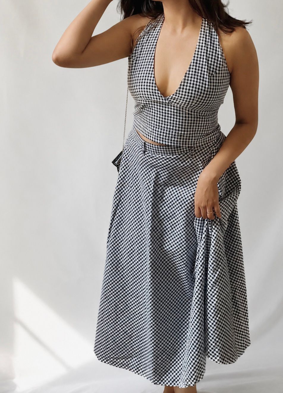 Verona Gingham Skirt